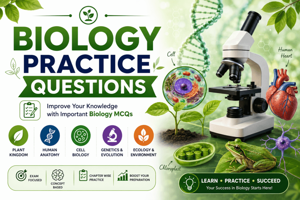Biology practice questions