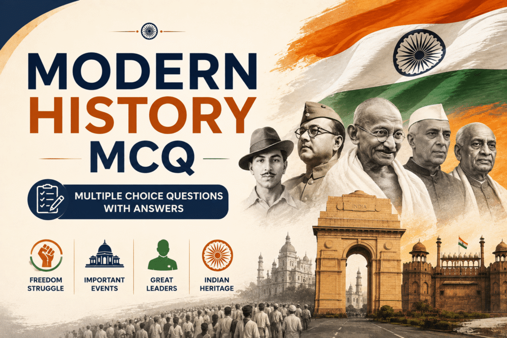 modern history mcq